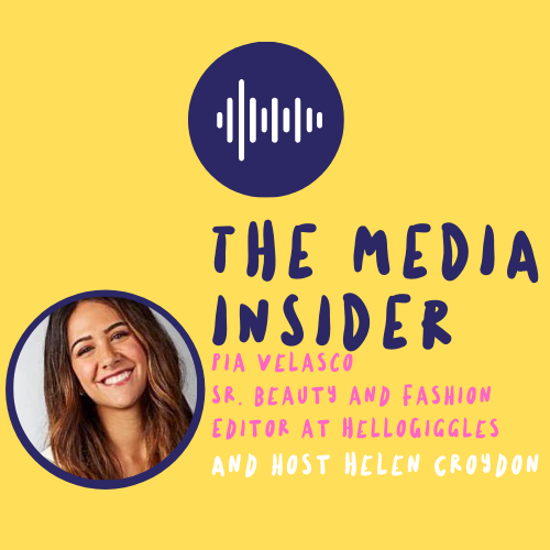 The Media Insider with Pia Valesco Podcast Cover.