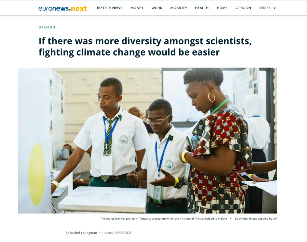 diversity amongst scientists article
